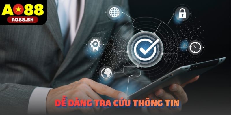 Giao diện trang chủ nơi người chơi có thể dễ dàng tra cứu các thông tin quy định.