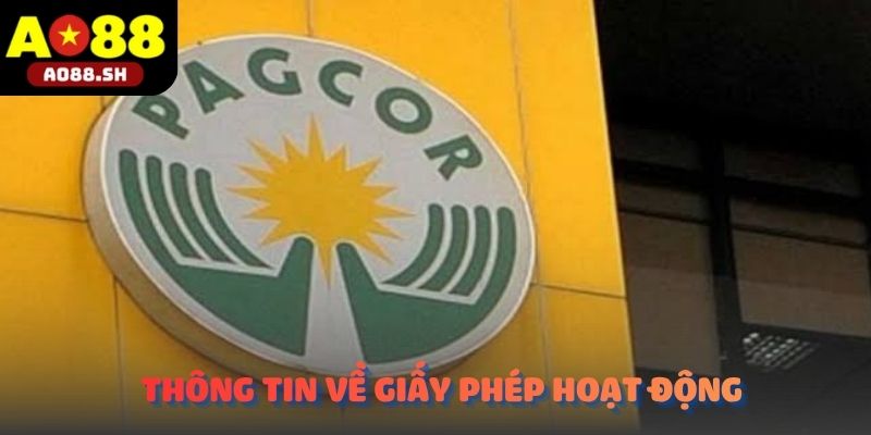 Thông tin về Giấy phép hoạt động của AO88 được trình bày rõ ràng.